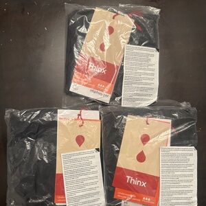 NWT Thinx Period Hiphuggers Moderate x 3